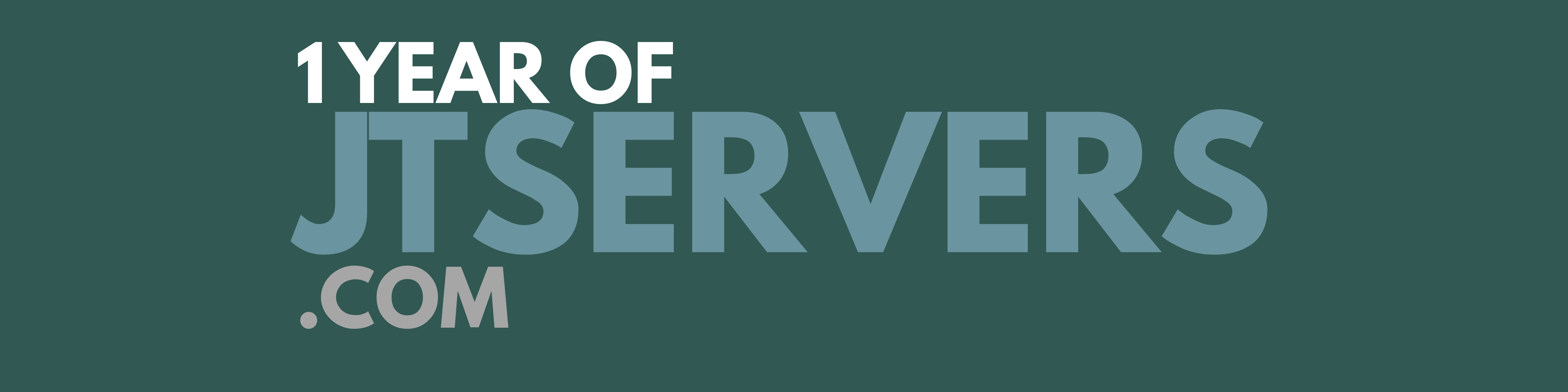 JTServers 1 Year Logo
